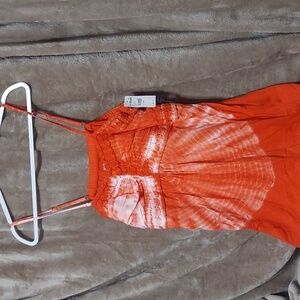 Lane Bryant Tye Dye Crochet Tank Sz 18/20